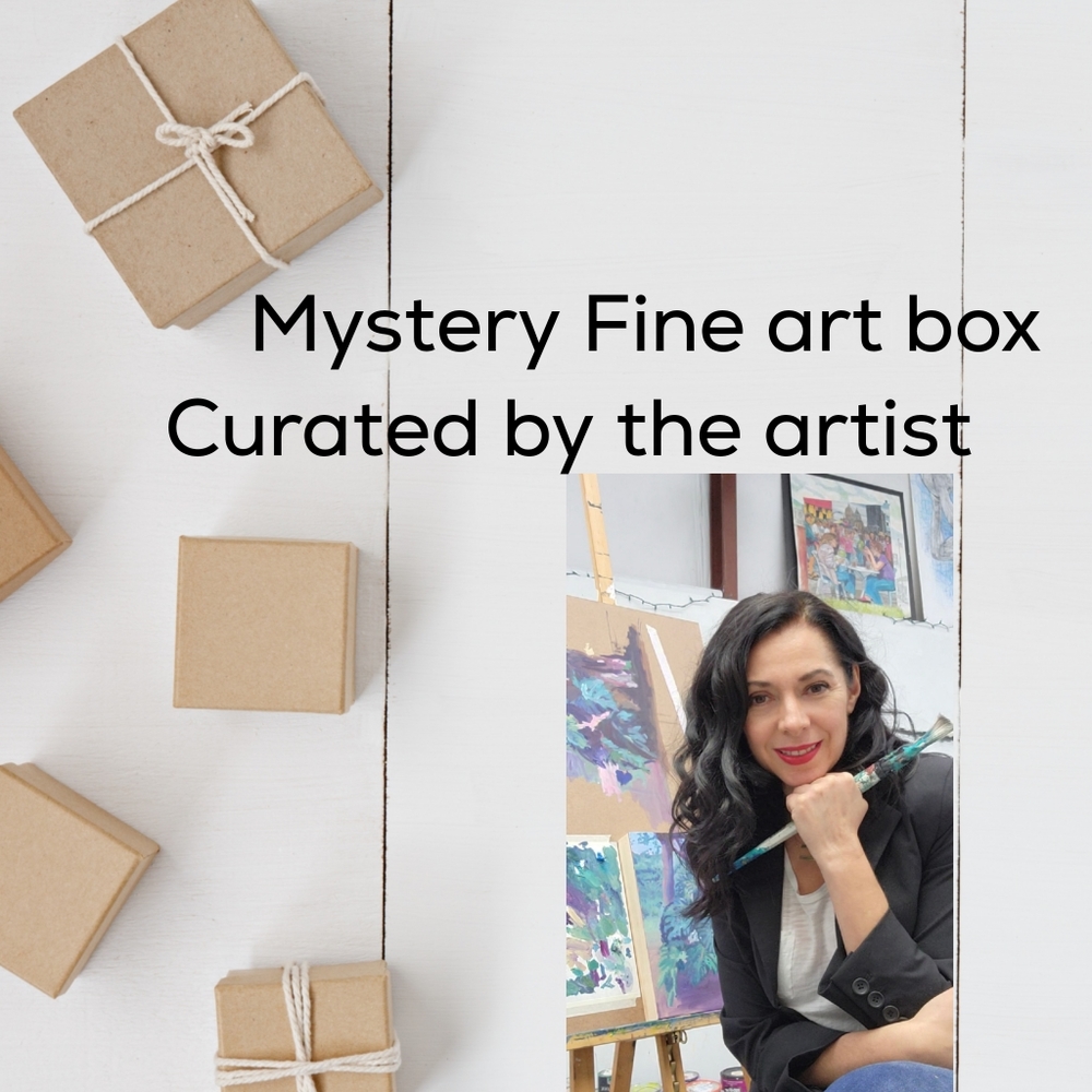 Mystery Wall Art Box - 2 Prints + 1 mini original